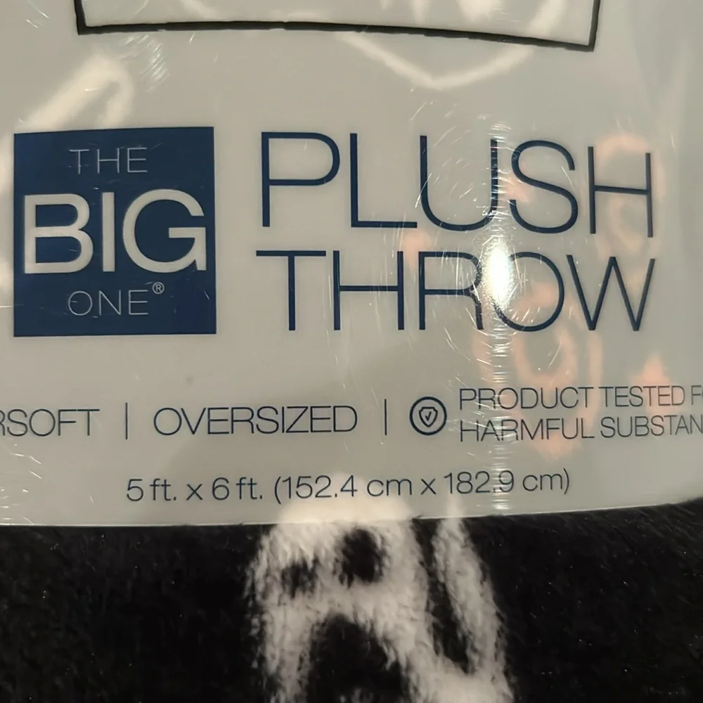 NIGHTMARE BEFORE CHRISTAMS Plush throw soft blanket 5‘x6‘